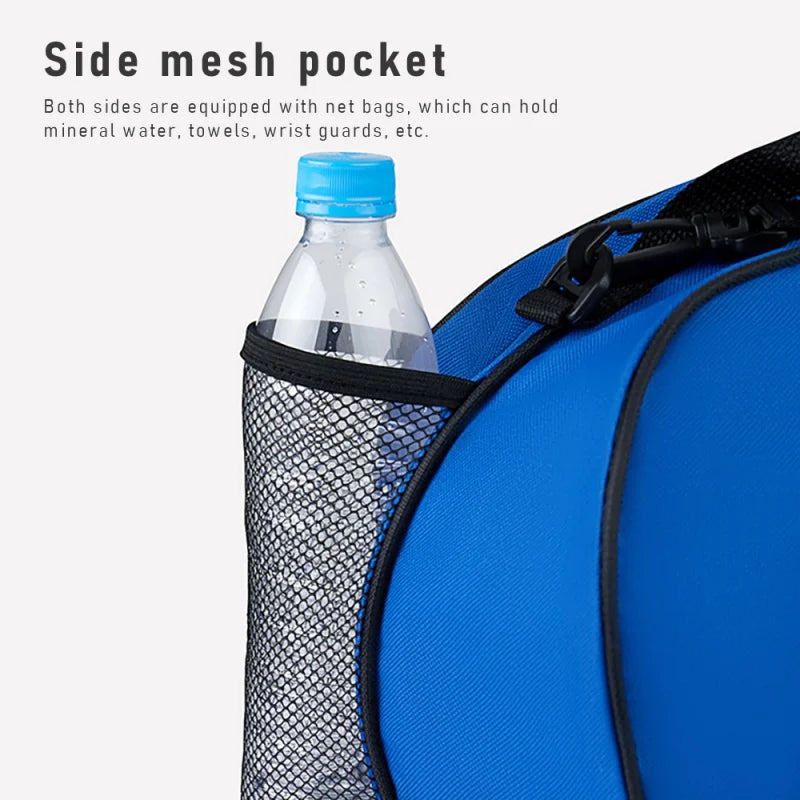 1 peça alça de ombro ajustável 2 bolsos laterais de malha bolsa de basquete bolsa de bola esportiva bolsa de futebol bolsa de ombro suporte transportadora
