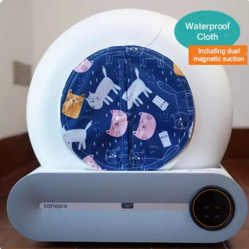 Cortina de porta à prova de odores e poeira para caixa de areia automática para gatos TONEPIE, somente CORTINA, não caixa de areia para gatos embutida