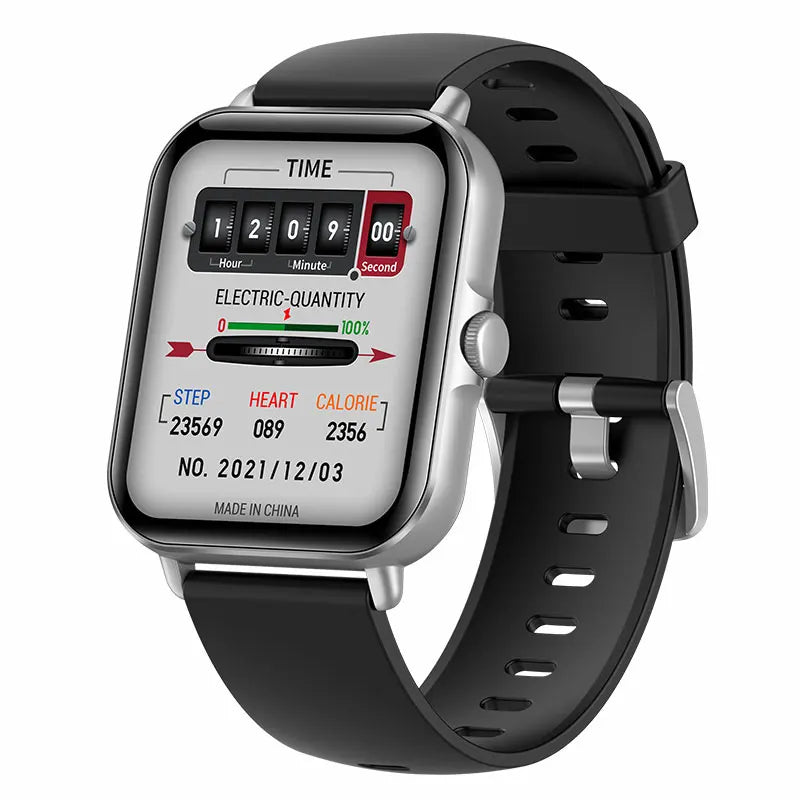 Relógio inteligente 2025 2.01'' Bluetooth com chamada, reprodução de música, relógio fitness esportivo à prova d'água para homens e mulheres, iPhone e Android