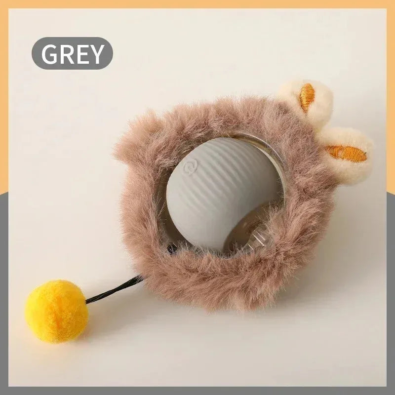 Brinquedos inteligentes interativos para gatos, bola elétrica com rolamento automático para gatos, gatinhos, animais de estimação, treinamento automático, brinquedo recarregável por USB