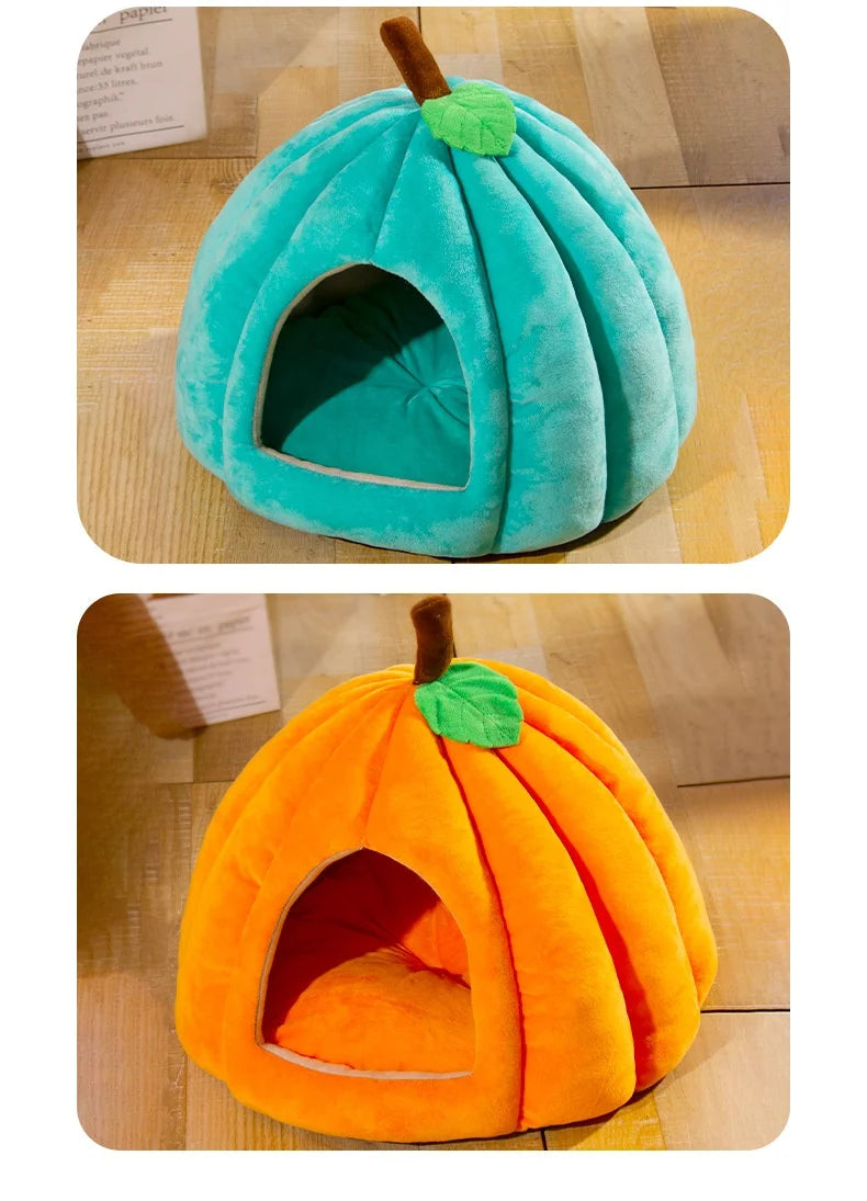 Ninho para gatos, casinha fechada para gatos, ninho para animais de estimação, quente e espesso, ninho para cães com sono profundo, suprimentos para animais de estimação, cama fechada para gatos, tendas para gatos