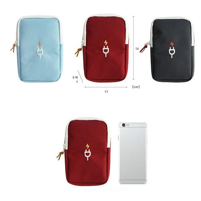 Carregador portátil de viagem, cabo de fone de ouvido, bolsa digital, bolsa de armazenamento, organizador de gadgets de viagem, acessórios eletrônicos, estojo de armazenamento