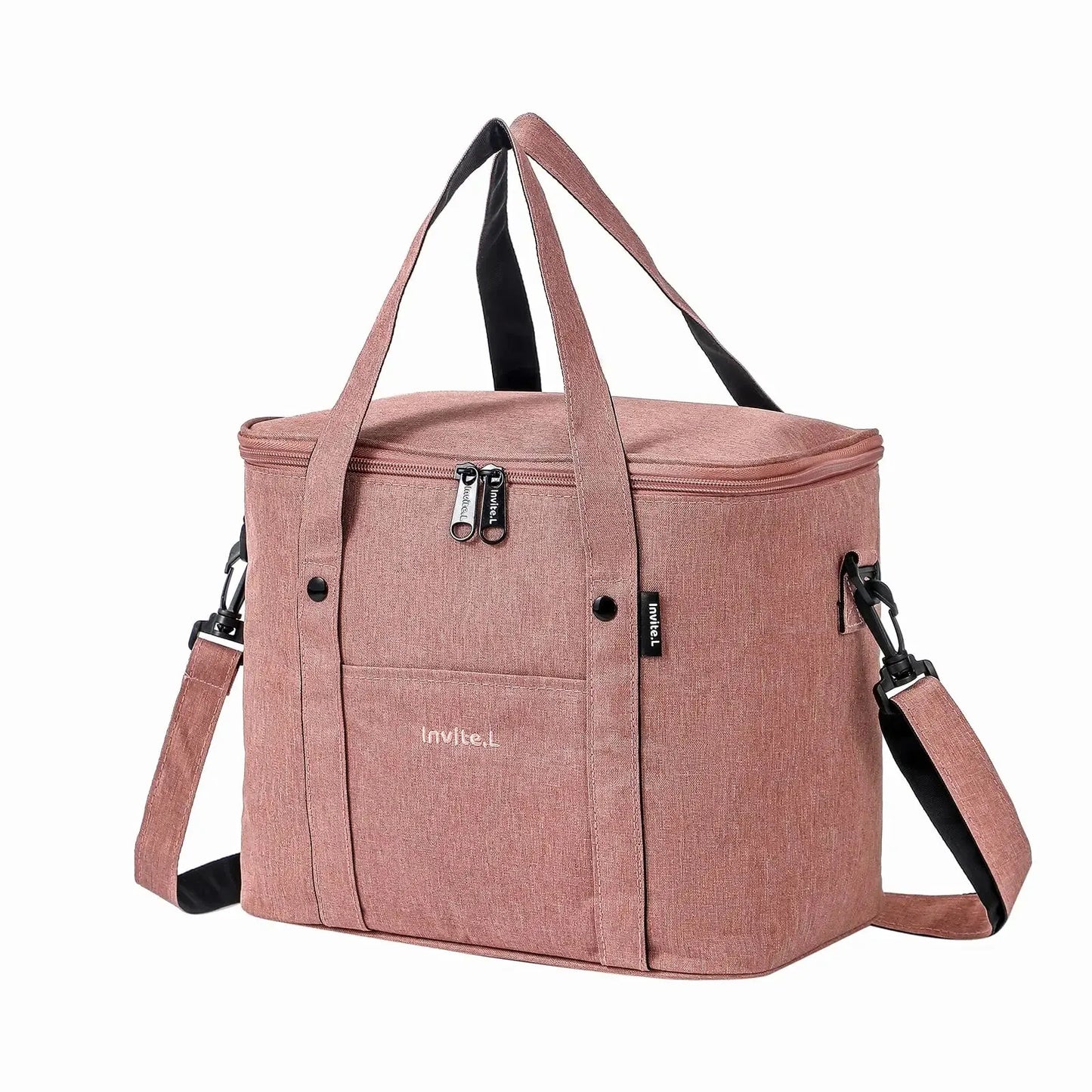 1 bolsa térmica para almoço para homens/mulheres, bolsa térmica grande reutilizável com alça de ombro para trabalho, escritório, piquenique, praia, viagem