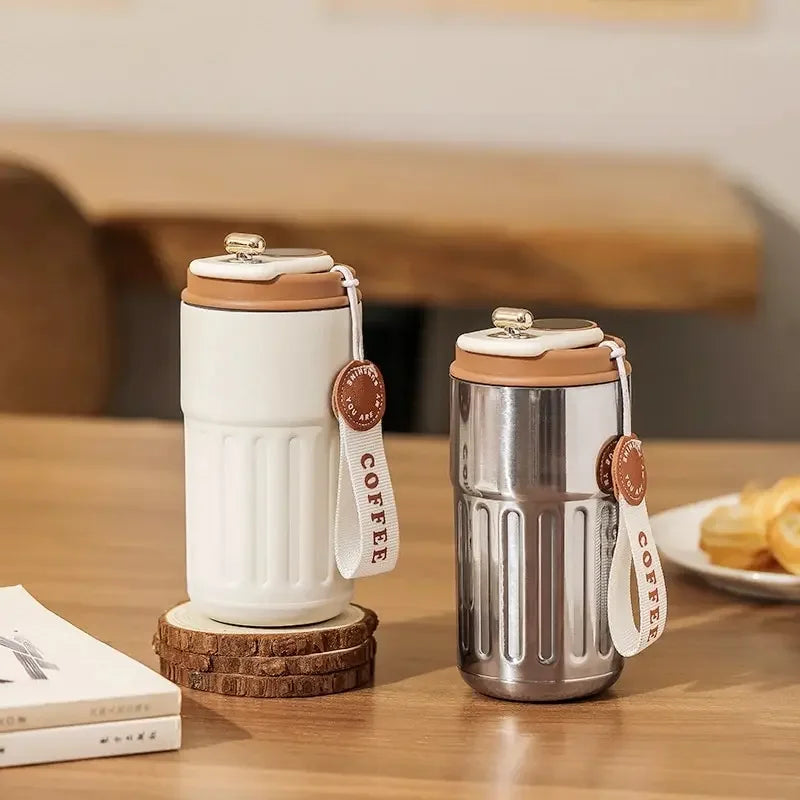 Caneca térmica de aço inoxidável com visor de temperatura, caneca de café inteligente para carro, caneca térmica para presente