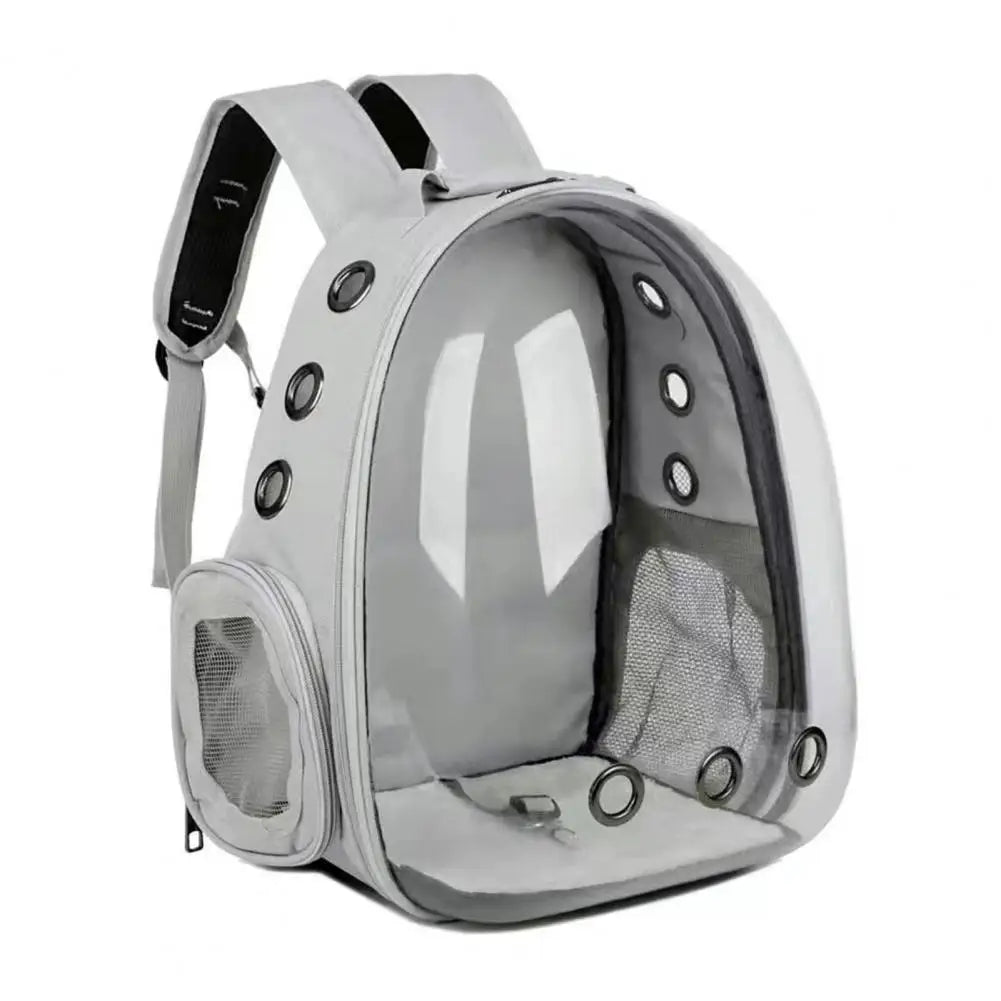 Mochila para animais de estimação para gatos Mochila de bolha respirável para gatos Cápsula espacial portátil para animais de estimação para viagens, caminhadas, acampamentos, viagens essenciais para animais de estimação