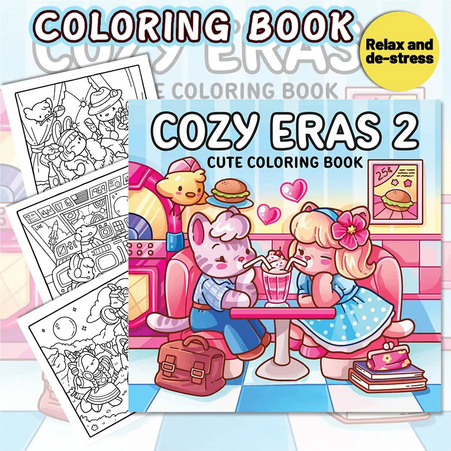 Livro de colorir "Diversão com Animais": ilustrações maravilhosas de cenas de fantasia com animais felizes trazem uma coloração maravilhosa e alegre