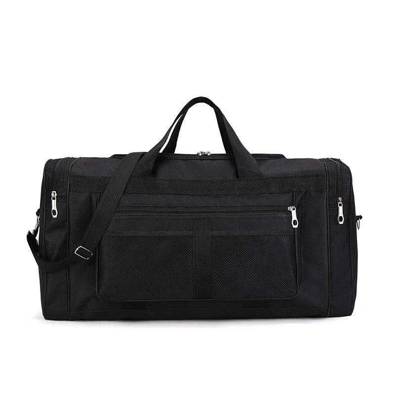 1 bolsa de armazenamento de bagagem de grande capacidade, bolsa de viagem portátil, ombro ou transversal, bolsa de fitness