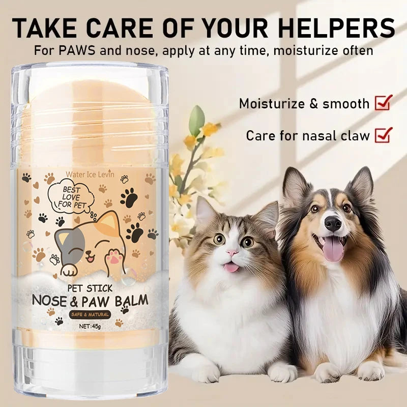 Bálsamo para nariz e patas de cachorro 20g, creme protetor para patas de cachorro, gatos, cães, hidratante para patas de animais de estimação, reparo de rachaduras nos pés, acessórios para animais de estimação