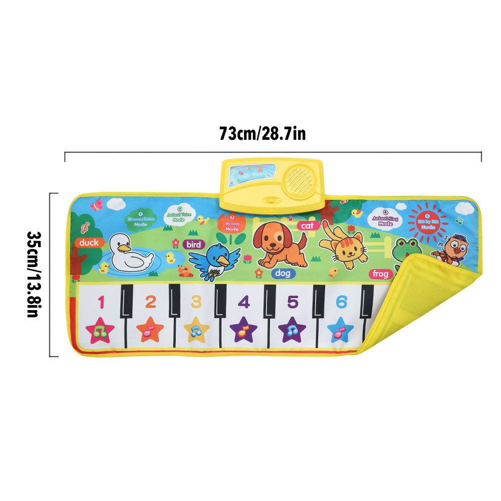 Music Piano Carpet Portable Kids Musical Mats Baby Early Education Music Piano Keyboard Carpet Kids Piano Music Carpet Kids