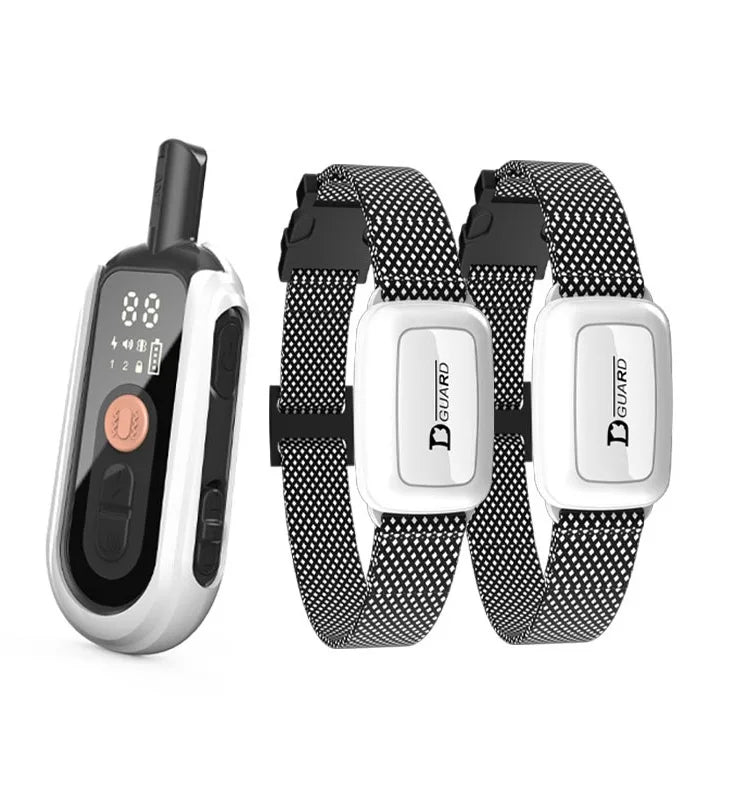 1100m Digital Dog Training Collar Waterproof Rechargeable Remote Control Pet with LCD Display for All Size Shock Vibration Sound