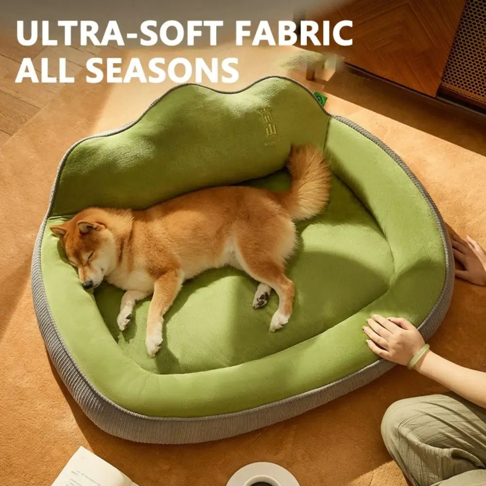 Washable Big Dog Sofa Bed Soft Neck Protection Pet Mattress Pillow Non-slip Design Four Seasons Pet Sleeping Nest