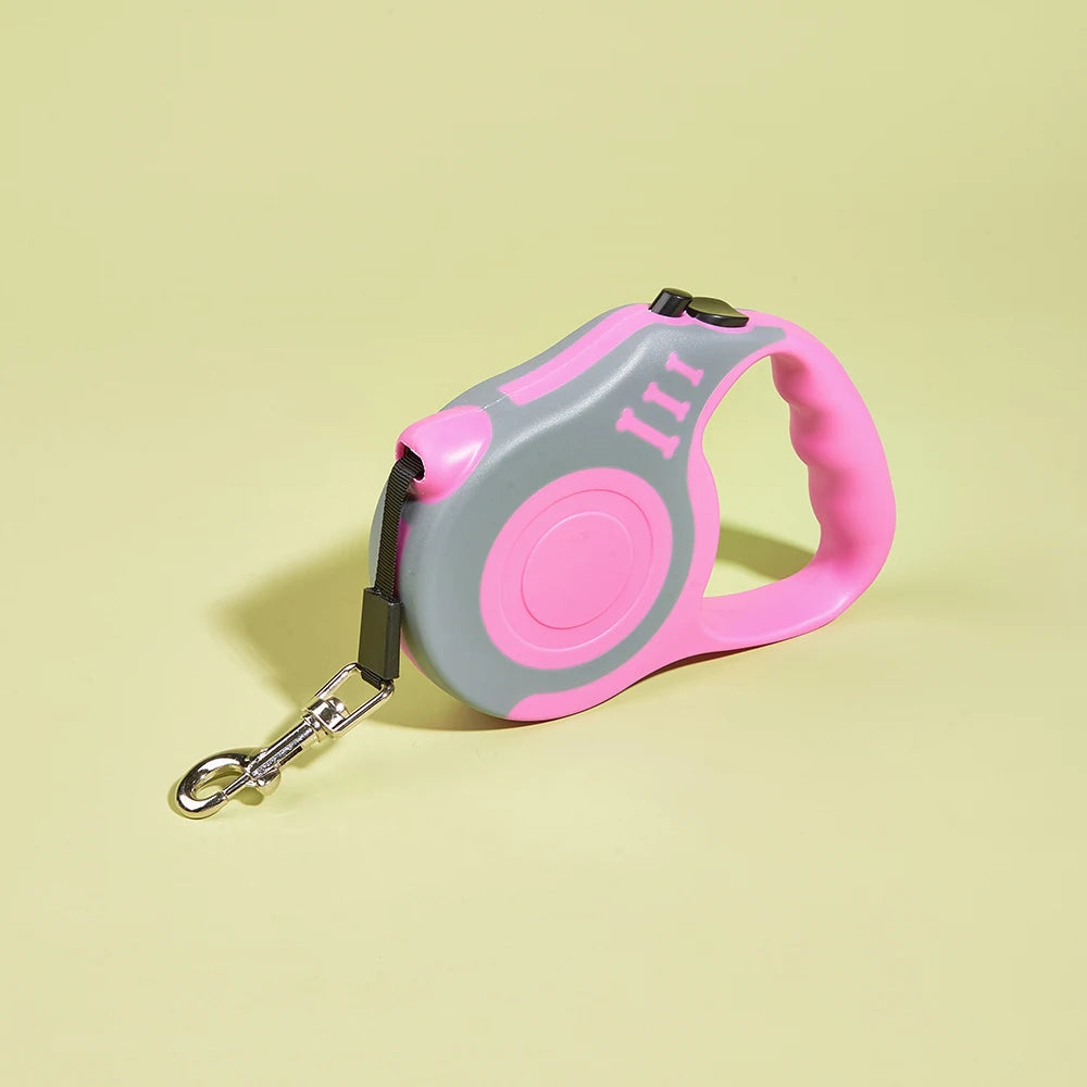 Coleira de nylon forte para cães de 3m e 5m, retrátil automática e durável para cães pequenos, médios e grandes, suprimentos para animais de estimação Yorkshire