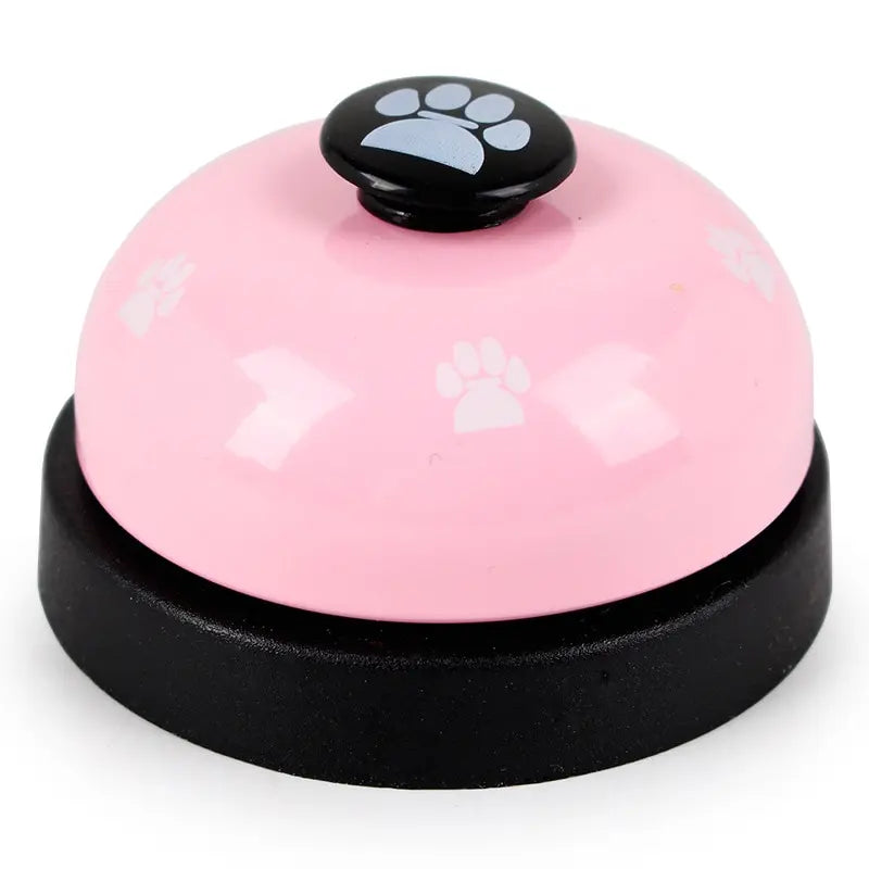 1 peça de brinquedo para treinamento de animais de estimação, jantar pequeno, sino, pegada, brinquedo para cachorro, chamada de cachorro, acessórios para cachorros, brinquedos para animais de estimação