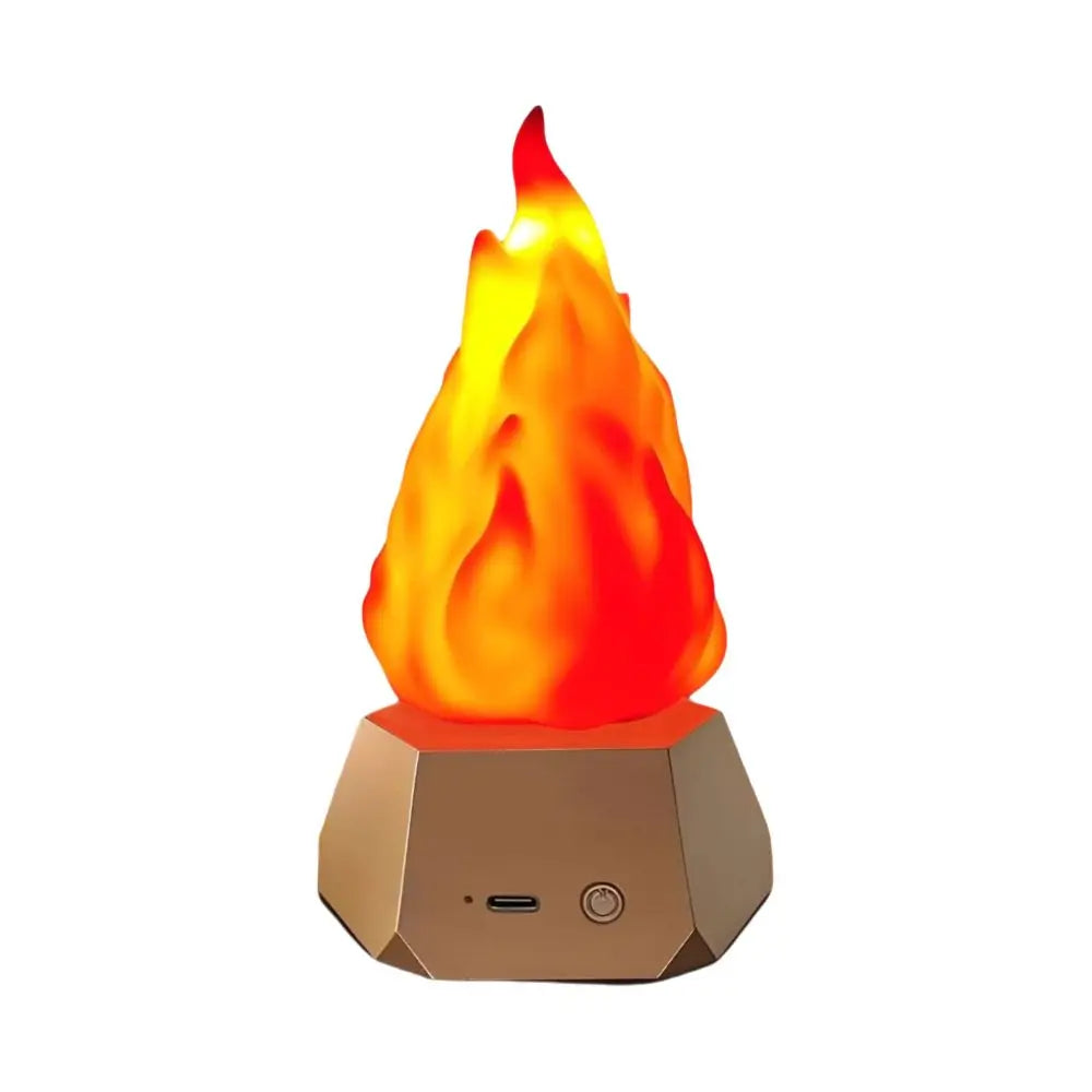 Design à prova d'água LED Simulação de chama Luz de chama USB Lâmpada à prova d'água para áreas externas Luz decorativa LED