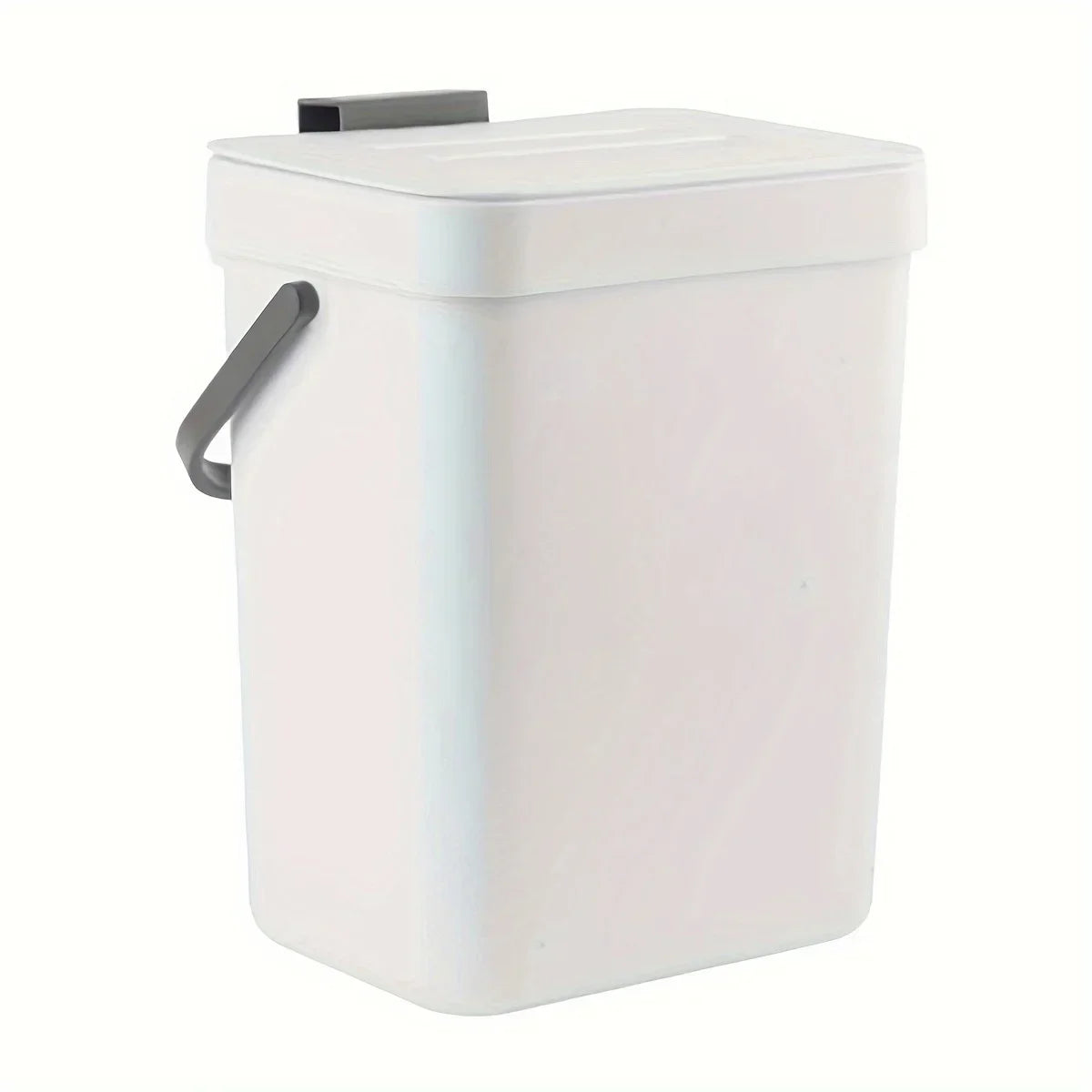 Lixeira compacta e silenciosa - 3/5L, lixeira selada ecológica para cozinha e escritório, sem necessidade de eletricidade