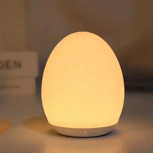 Luz noturna com 7 cores RGB, controle remoto, regulável por toque, lâmpada portátil de mesa, abajur de cabeceira, recarregável por USB
