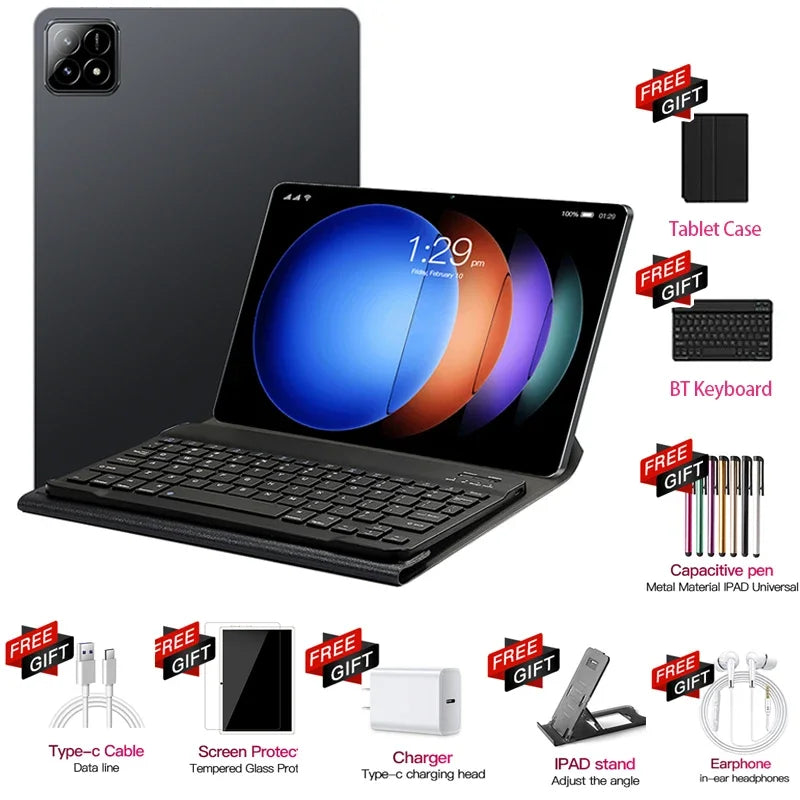 2025 novo original pad 7s pro tablet pc10.1 snapdragon 8 gen2 android14 pulgadas mi tab 22gb + 2tb duplo sim 5g wifi gps tabletas