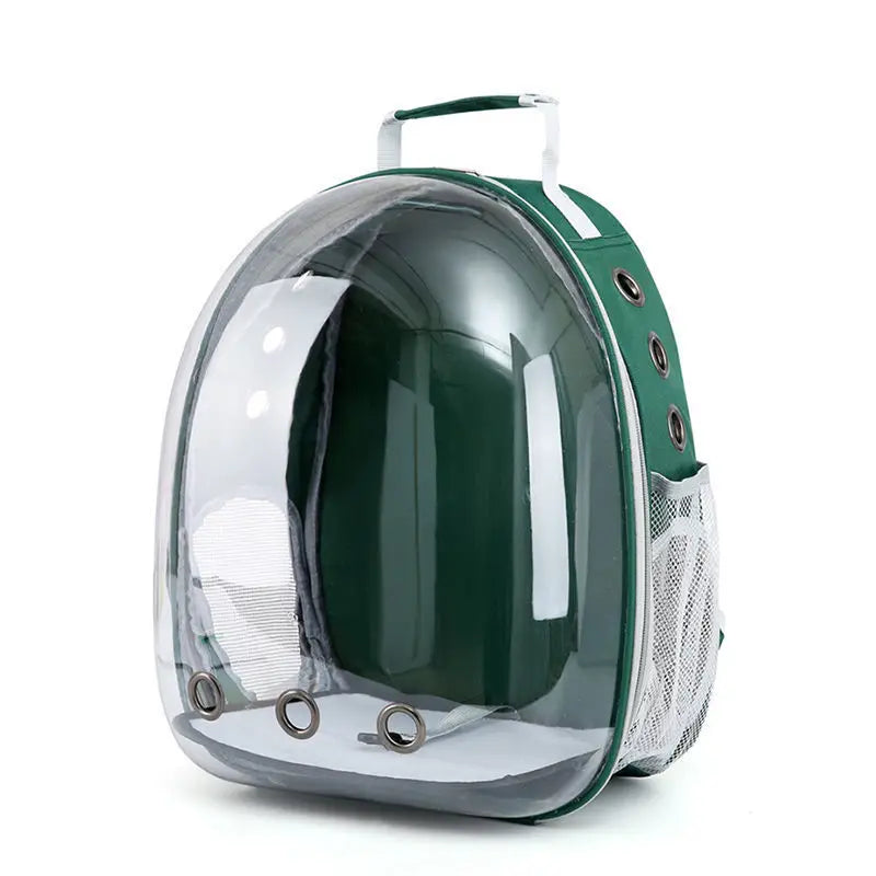 Bolsa de viagem transparente para gatos, mochila portátil para gatos, filhotes, bolsa respirável para levar suprimentos para animais de estimação
