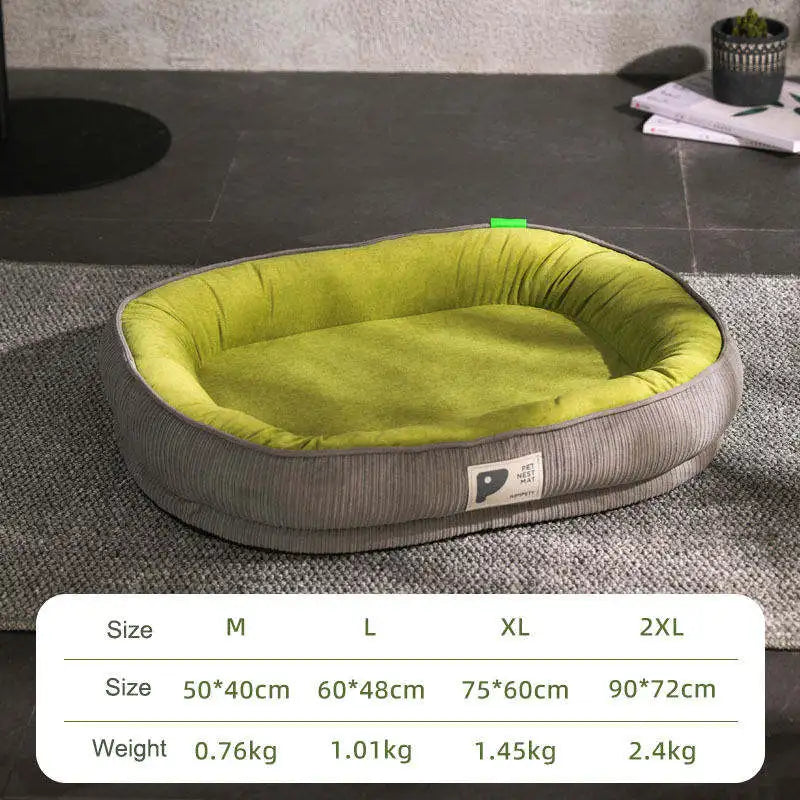 Pet Dog Bed Sofa Cat Warm Soft and Comfortable Sleeping Bed with Non-slip Design Portable Detachable Washable Pet Dog Bed Sofa