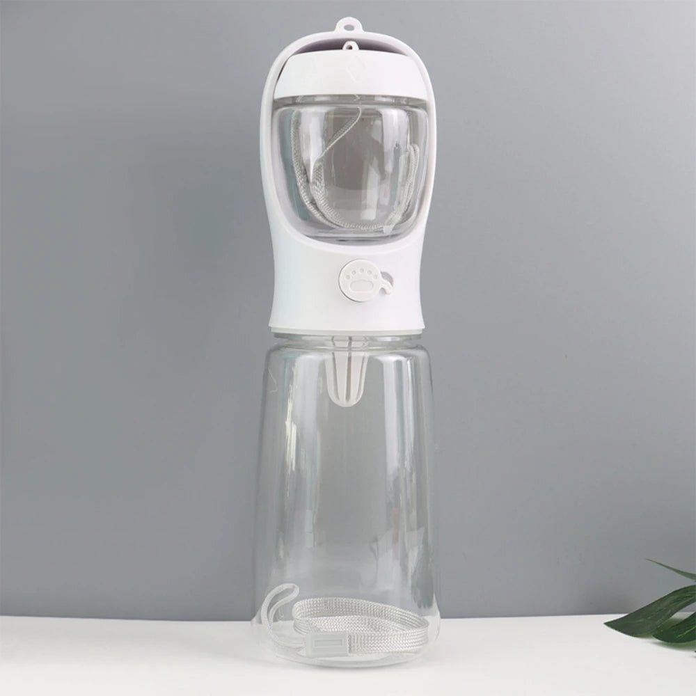 Food Grade Material Pet Water Bottle Food Storager Container Portable Pet Travel Feeder Bowl for Dog Cat Pet Supplies