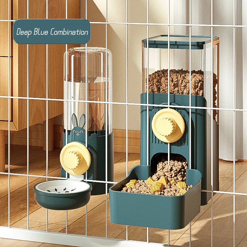 HOOPET Automatic Pet Bowls Cage Hanging Feeder Dog Water Bottle Food Container Dispenser Bowl for Puppy Cats Pet Feeding Product