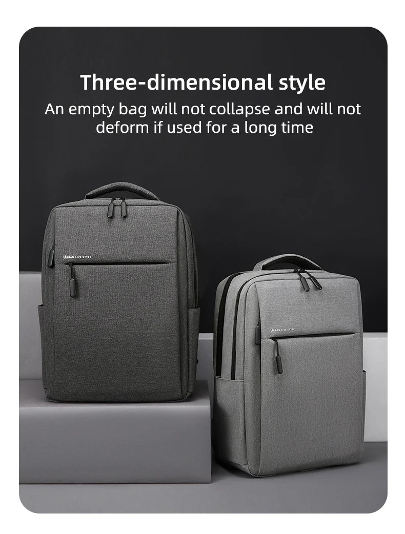 Mochila para laptop 40L durável de 17 polegadas para homens e mulheres com porta de carregador USB e capa para bagagem, bolsa resistente para faculdade para Macbook
