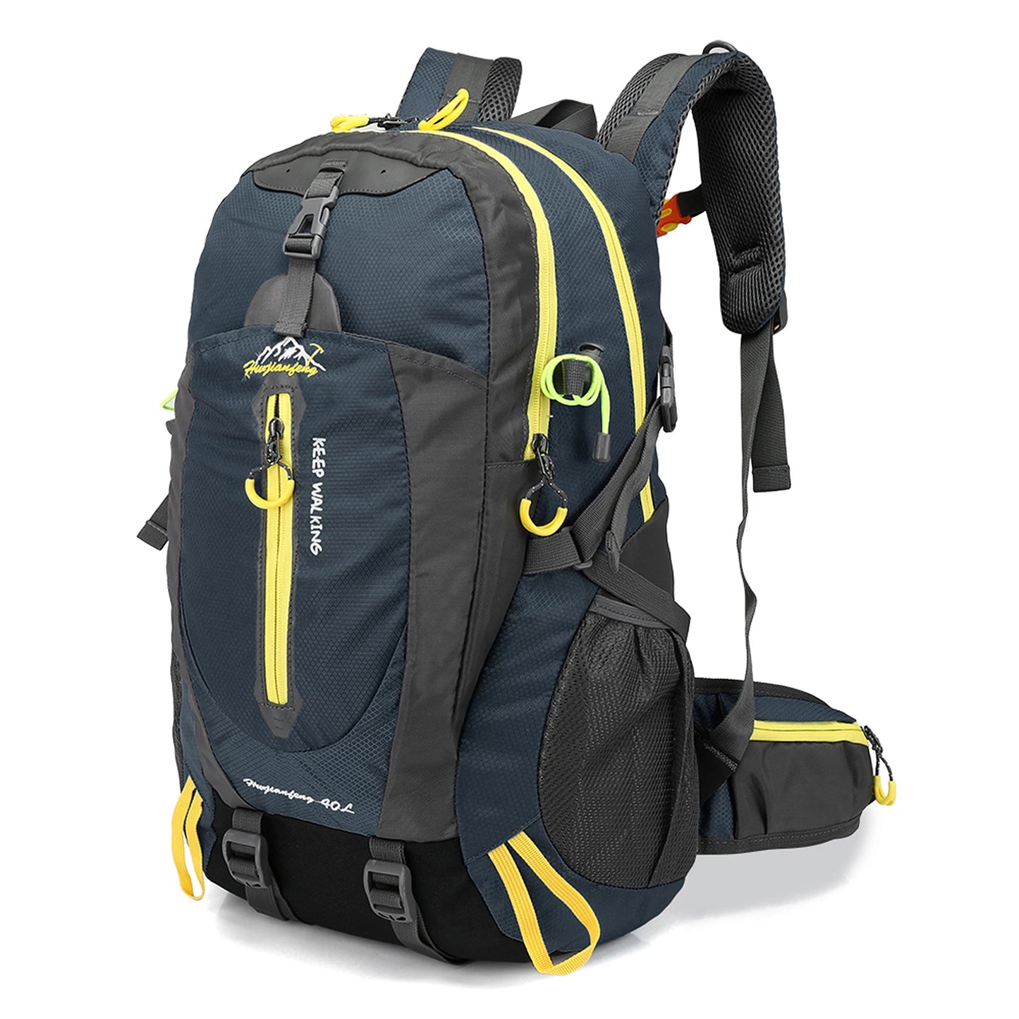 Mochila de viagem resistente à água de 40L para acampamento, caminhada, laptop, mochila de caminhada, escalada, mochilas para homens e mulheres, suprimentos para caminhada