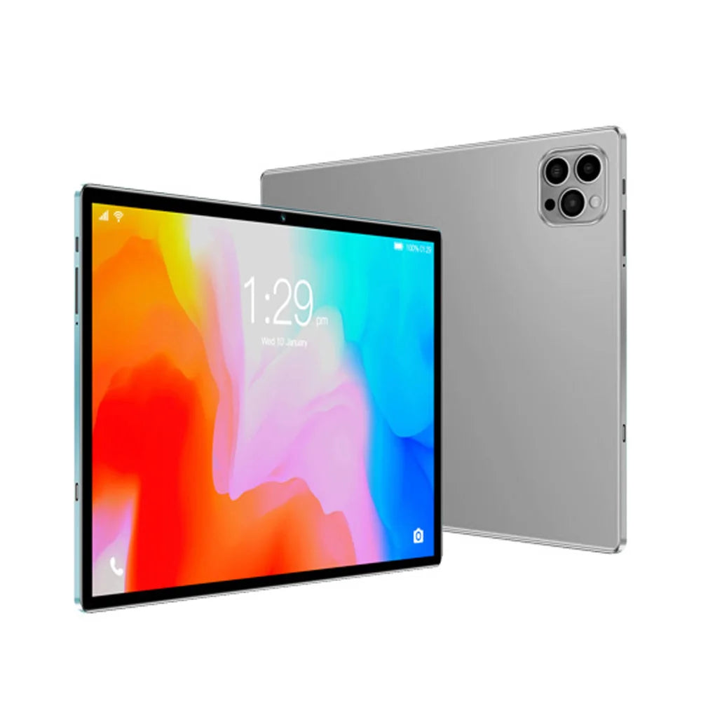 Tablet de 10,1 polegadas mais vendido em 2024 com 4 GB de RAM, 64 GB de ROM, sistema Android 11, reprodutor de músicas, versão global, tablet de 5000 mAh