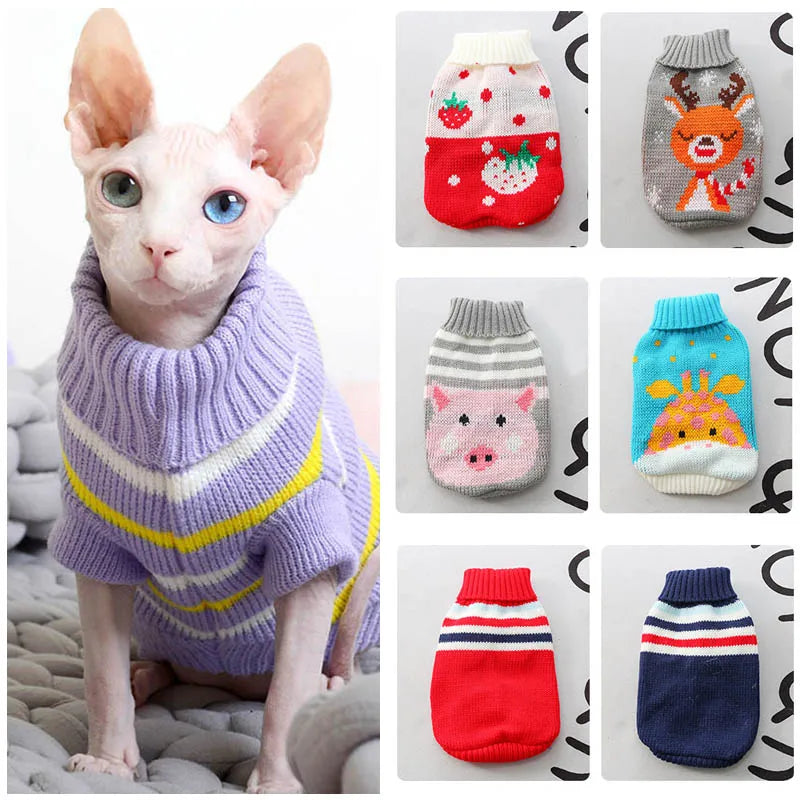 Suéter de Natal para Cachorro e Gato, Pulôver, Roupas de Inverno para Cachorros Pequenos, Chihuahua, Yorkies, Jaqueta para Filhotes, Roupas para Animais de Estimação, ubranka dla psa