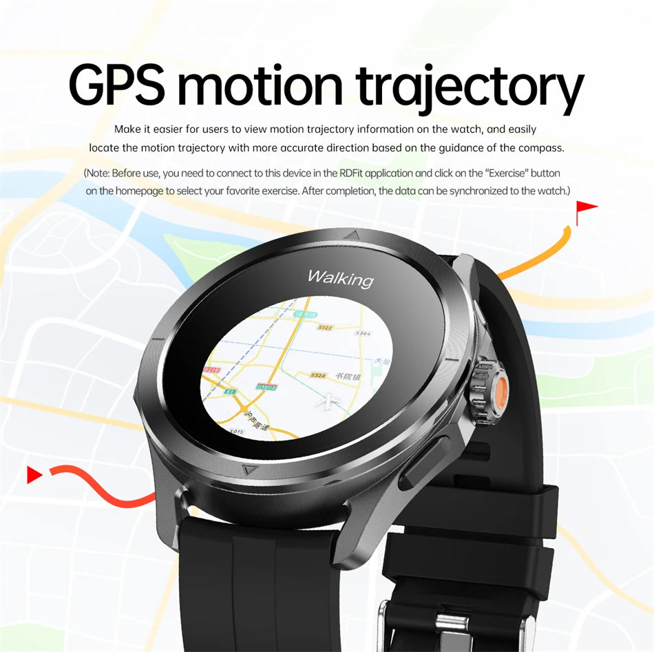 Novo 2025 para Xiaomi S4 Ultra Smart Watch Masculino AMOLED Esporte ao Ar Livre NFC GPS Rastreador de Frequência Cardíaca À Prova D'água Bluetooth Chamada Smartwatch