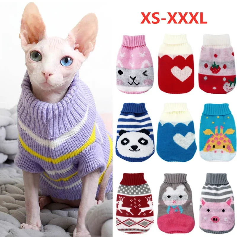 Suéter de Natal para Cachorro e Gato, Pulôver, Roupas de Inverno para Cachorros Pequenos, Chihuahua, Yorkies, Jaqueta para Filhotes, Roupas para Animais de Estimação, ubranka dla psa