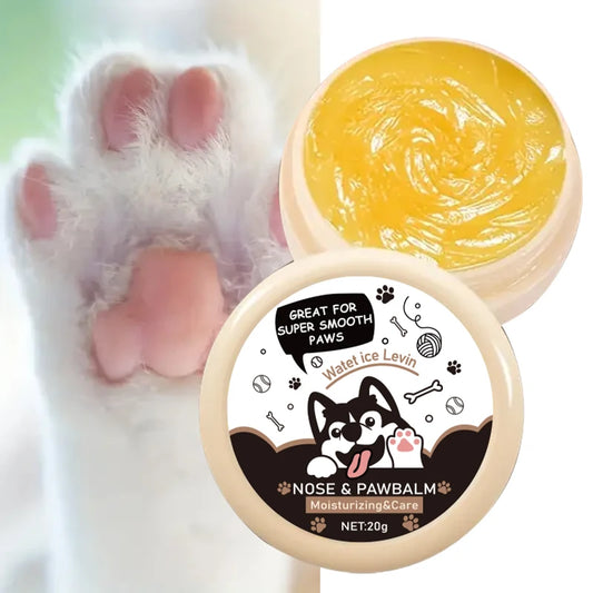 Bálsamo para nariz e patas de cachorro 20g, creme protetor para patas de cachorro, gatos, cães, hidratante para patas de animais de estimação, reparo de rachaduras nos pés, acessórios para animais de estimação