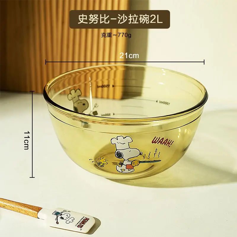 Lancheira de aço inoxidável multicamadas Snoopy com vidro fumê, lancheira térmica portátil para alimentos, piquenique, escritório, crianças, trabalhadores, escola, Bento