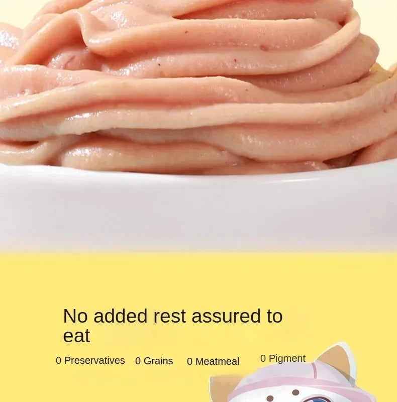 15g*5 Bag Pet Snacks Fish Oil Cat Strips Cat Wet Food Hydrating Cat Snacks Nutrition Salmon eel anchovy Chicken Cat Liquid Snack