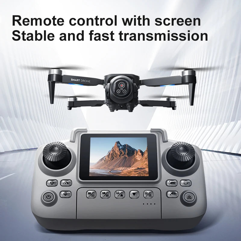 2025 Novo D18 Drone 8K Fotografia Aérea HD com Câmera Dupla Inteligente Prevenção de Obstáculos Sem Escovas Dobrável Quadricóptero Brinquedos