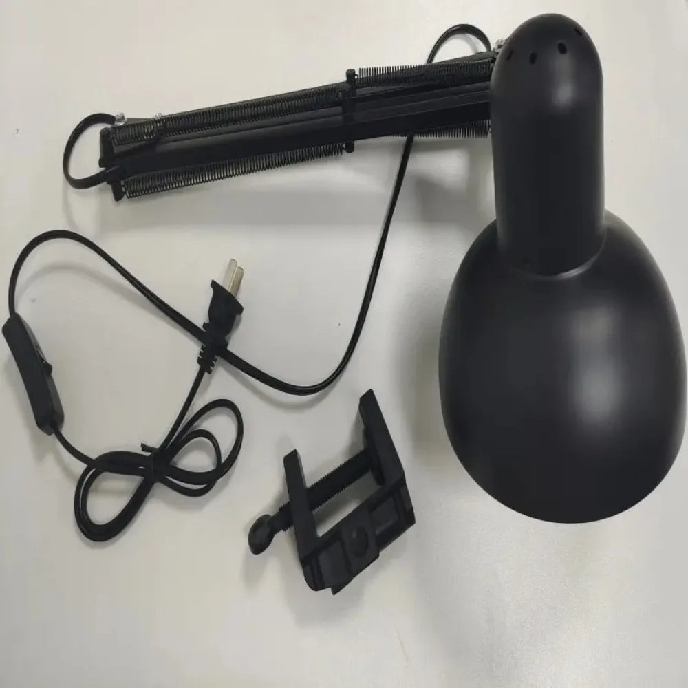 Luminária de mesa de estudo com braçadeira, luminária de mesa para computador escolar, luminária dobrável para escritório, mesas para sala de manicure, luzes LED para unhas de gel