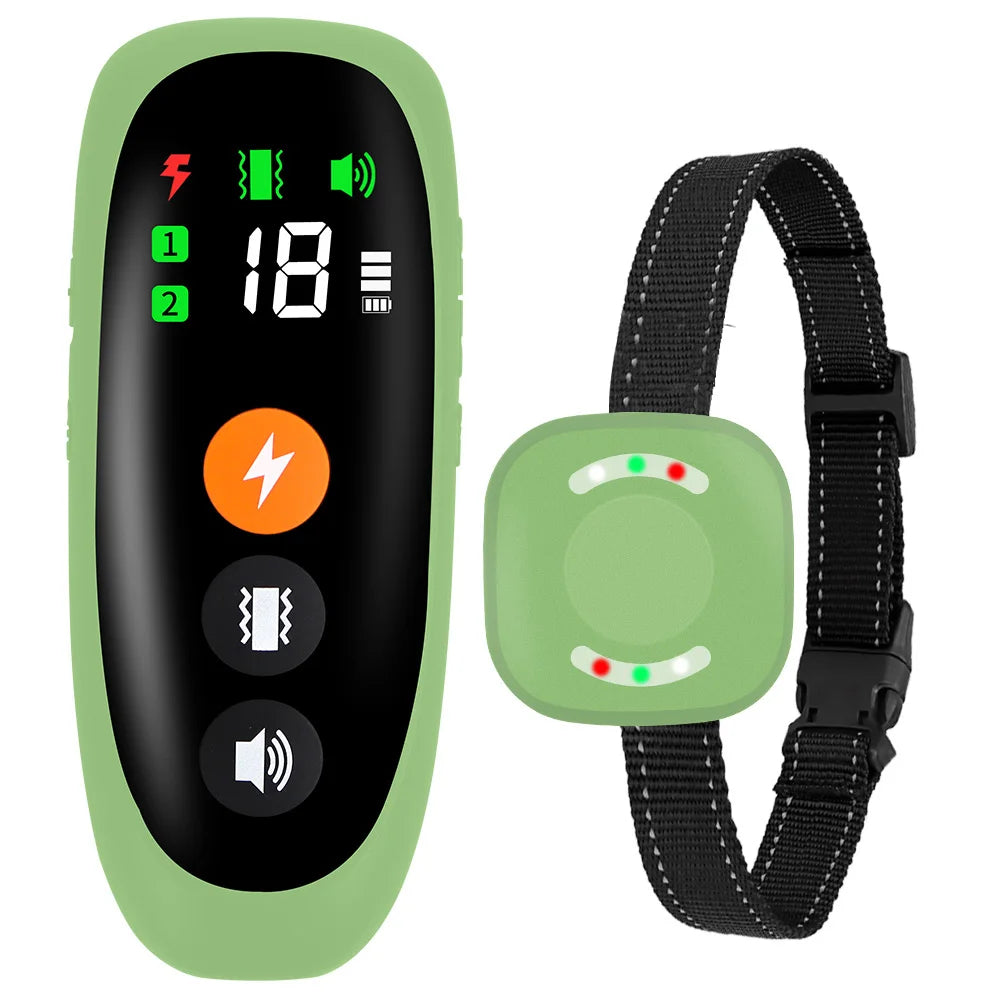 New 800m Electronic Dog Training Collar Remote Control Shock Collar Waterproof Anti Bark Dog Collar with Shock Vibration Sound
