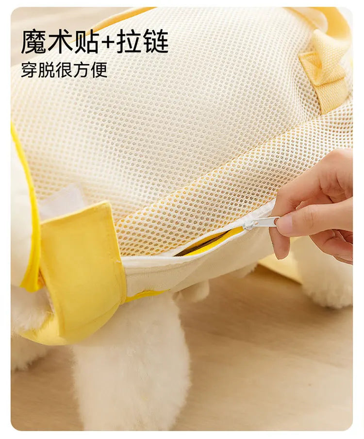 Bolsa de transporte para cães de estimação, bolsa de mão portátil para filhotes de quatro patas, mochila de ombro, colete, corda de tração para Yorkshire