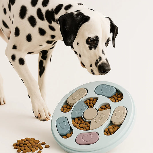 Brinquedos para animais de estimação, gatos e cães, alívio do tédio, pratos de alimentação, tigelas de comida lenta, treinamento cerebral interativo, equipamentos de alimentação