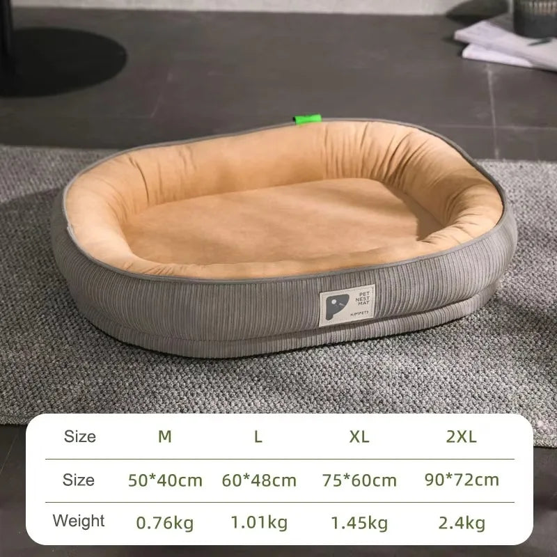 Pet Dog Bed Sofa Cat Warm Soft and Comfortable Sleeping Bed with Non-slip Design Portable Detachable Washable Pet Dog Bed Sofa