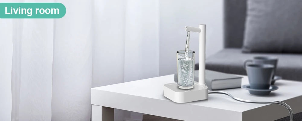 Bomba de água de galão, dispensador elétrico portátil de água para acampamento doméstico, garrafa de água potável automática inteligente, bomba de galão