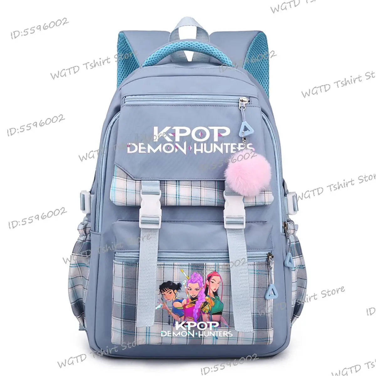 Mochila escolar infantil estampada do filme 2025 KPop Demon Hunters multifuncional mochila para estudantes e meninas nova moda mochila escolar