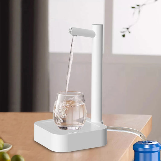 Bomba de água de galão, dispensador elétrico portátil de água para acampamento doméstico, garrafa de água potável automática inteligente, bomba de galão