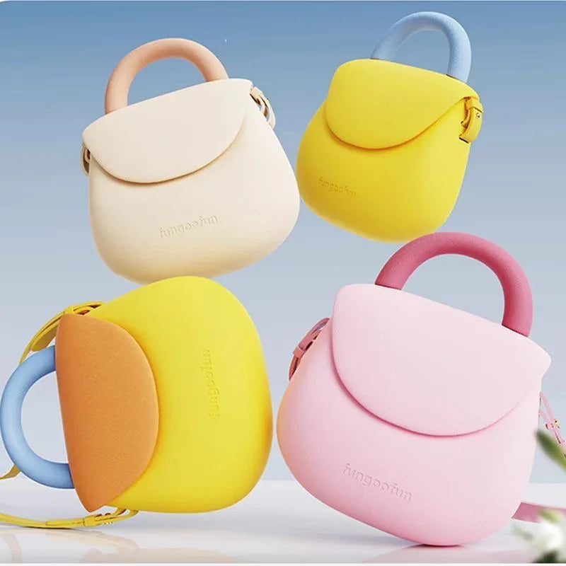 Bolsa de ombro transversal impermeável e espaçosa para mulheres, resistente a arranhões, leve, 4 cores da moda, bolsa esportiva de EVA