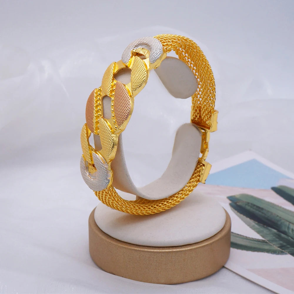 Conjuntos de joias finas 2023 para mulheres, presentes de casamento, colar, pulseira, brincos, anel, joias com contas africanas