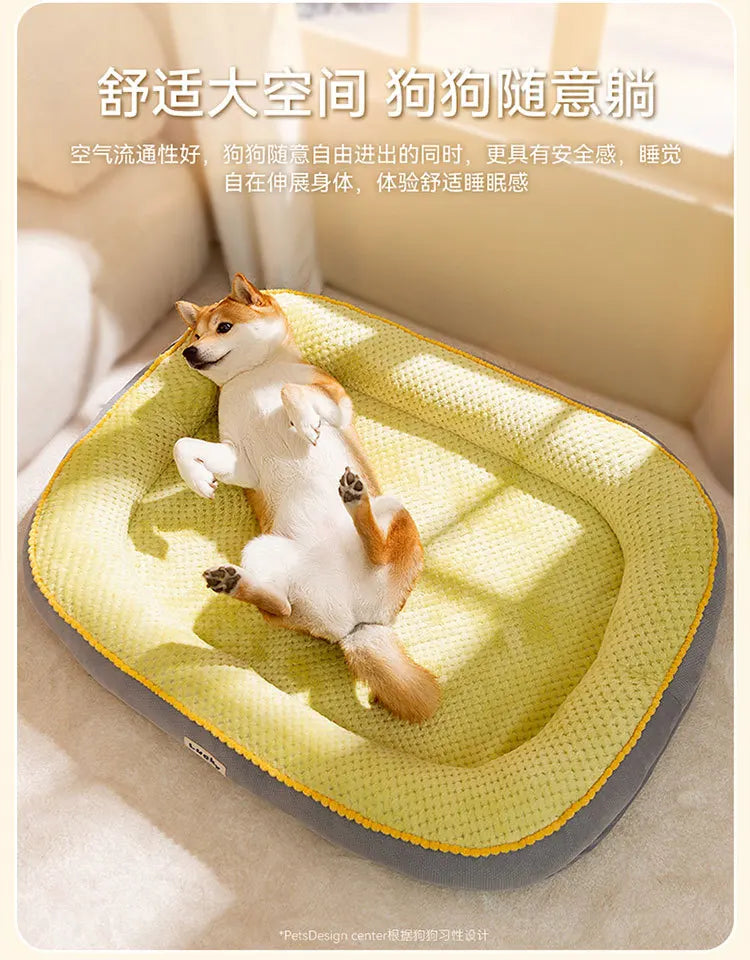 Very Soft Warm Dog Bed Pet Basket Cat House Sofa for Medium Large Dog Sofa Bed Cushion Dog Bed House Pet Supplies Accessories