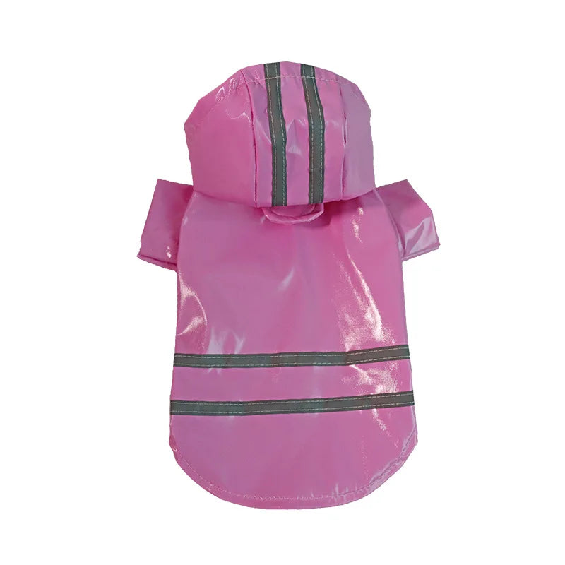 Capa de chuva para cachorro, capa impermeável e refletiva para animais de estimação, capa de chuva para filhotes, gatos, chihuahua, bulldog, animais de estimação, capa, poncho, fantasia