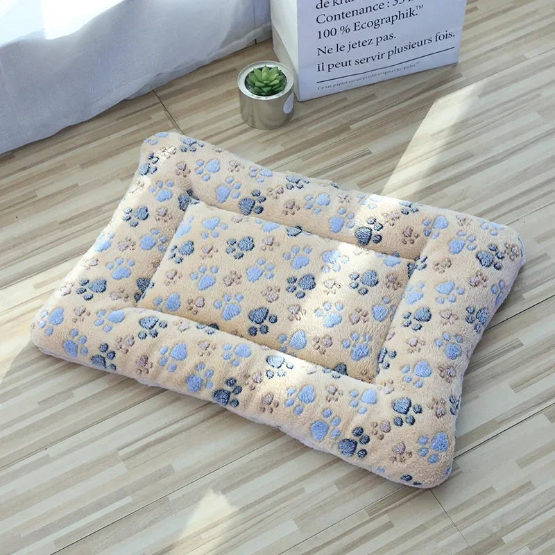 Tapete de pelúcia dupla face para animais de estimação, cama curta de pelúcia para gatos, cães pequenos, cobertor fofo para animais de estimação, almofada quente para gatinhos, sofá-cama para gatos