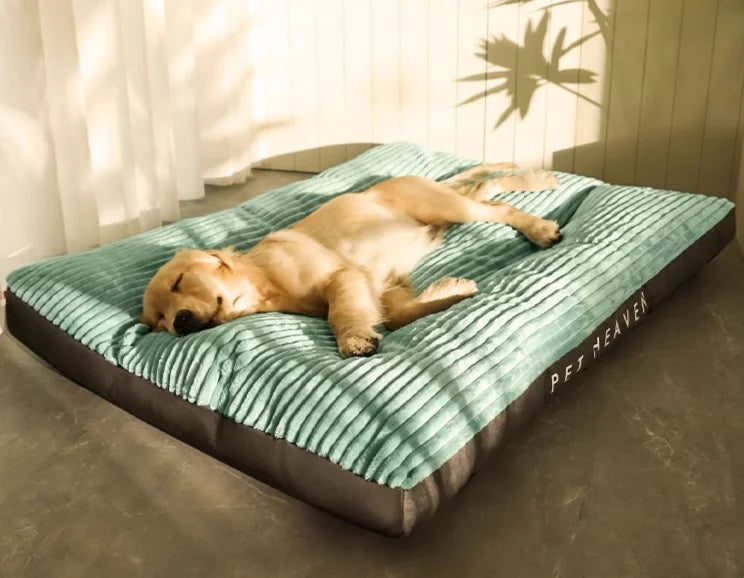 Soft Pet Dog Bed Winter Warm Dog Sleeping Mat Corduroy Pet Mat for Cats Dogs Fluff Sleeping Removable Pet Beds Pet Supplies