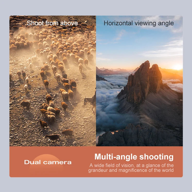 2025 Novo D18 Drone 8K Fotografia Aérea HD com Câmera Dupla Inteligente Prevenção de Obstáculos Sem Escovas Dobrável Quadricóptero Brinquedos